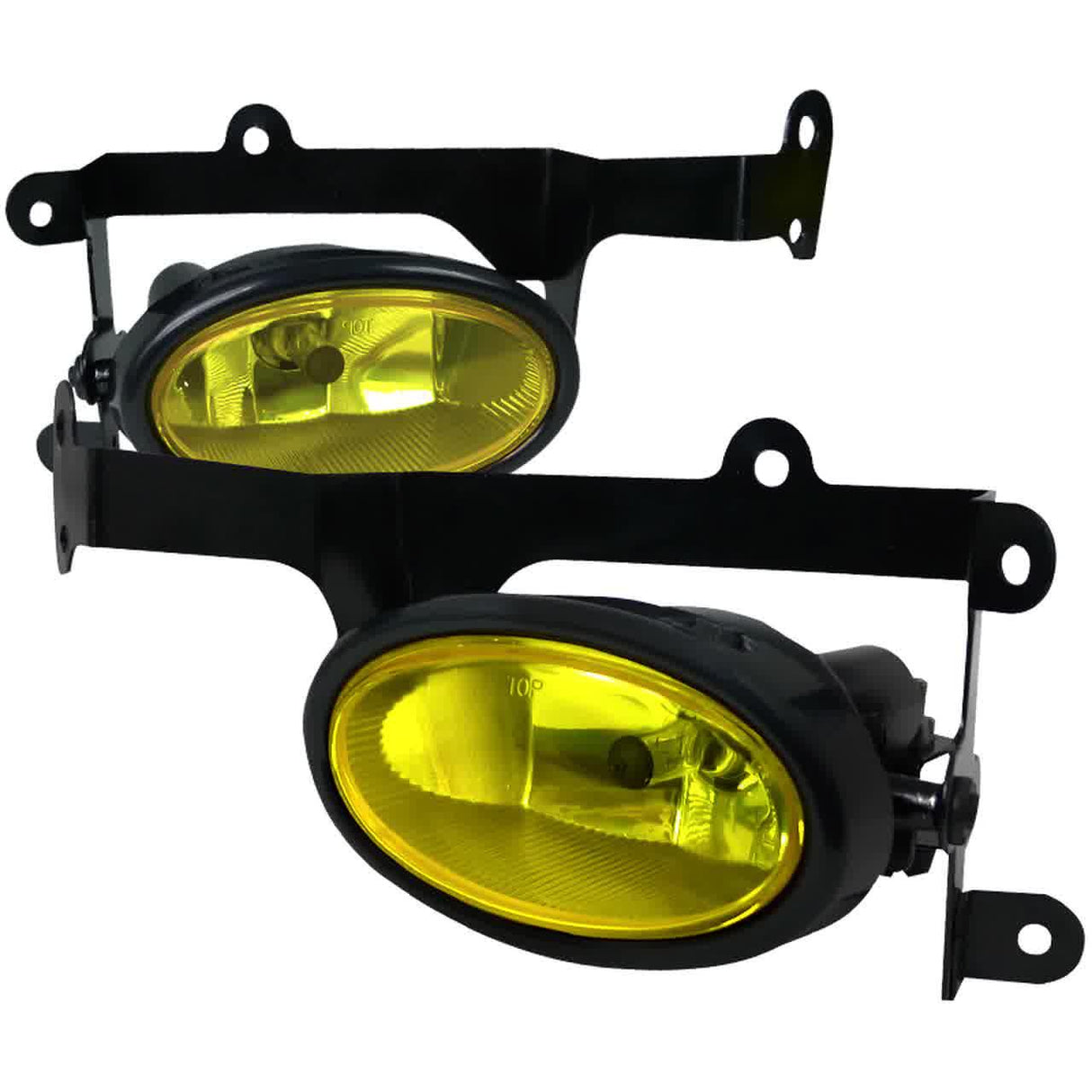 Spec-D OEM Fog Lights Honda Civic Coupe (06-08) Chrome Housing Clear / Yellow / Smoke Lens