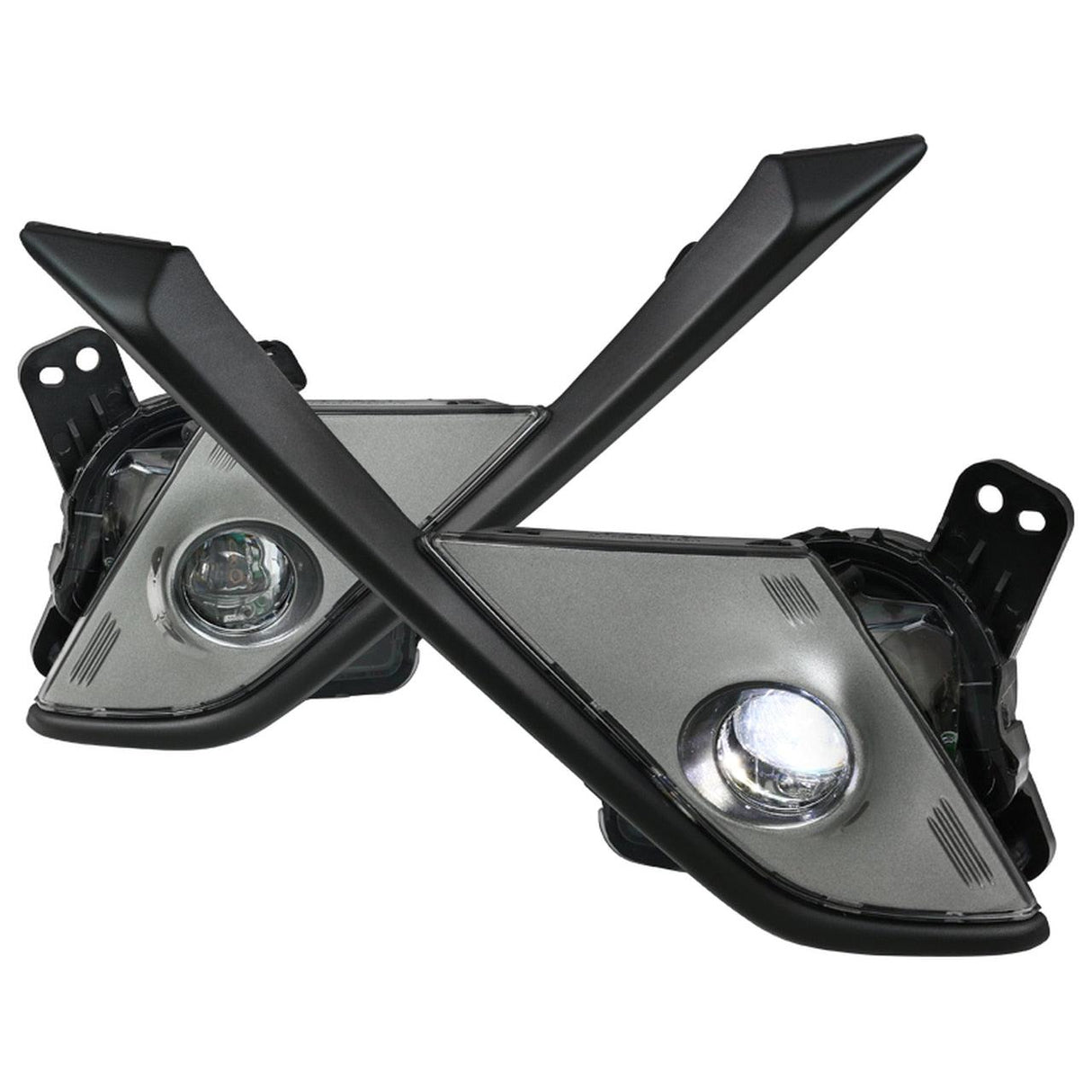 Spec-D SMD LED Fog Lights Mazda CX-3 (2016-2018) Chrome Housing - Clear Lens