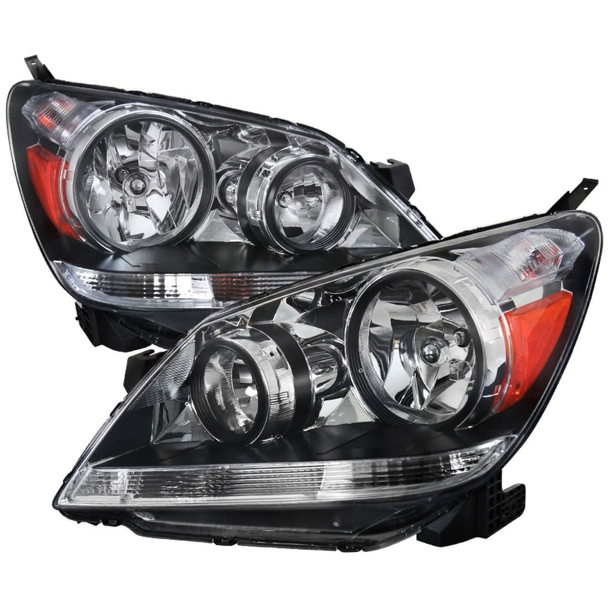Spec-D OEM Replacement Headlights Honda Odyssey (2005-2006-2007) Black or Chrome