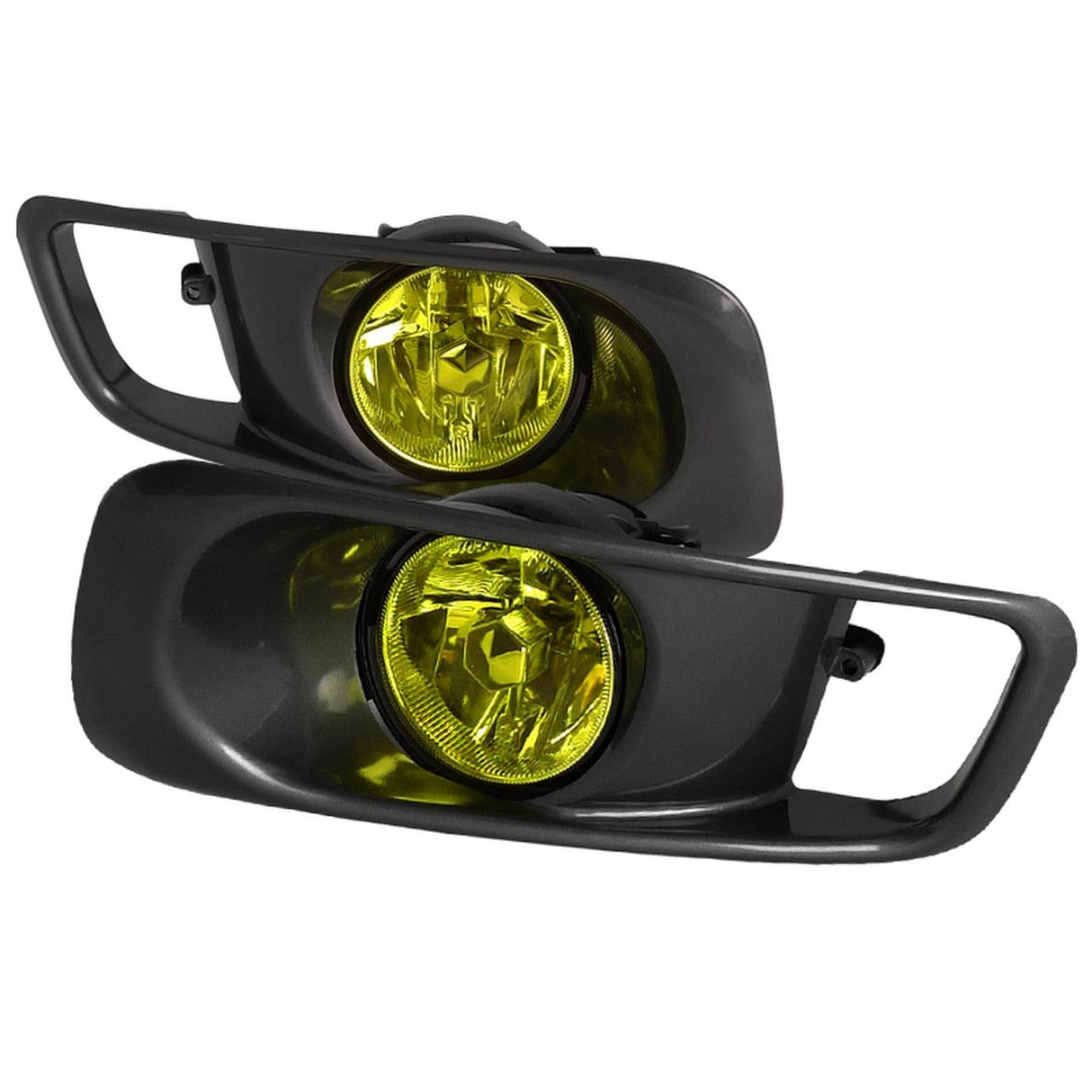 Spec-D OEM Fog Lights Honda Civic EK (99-00) Chrome Housing - Yellow / Clear / Smoke Lens