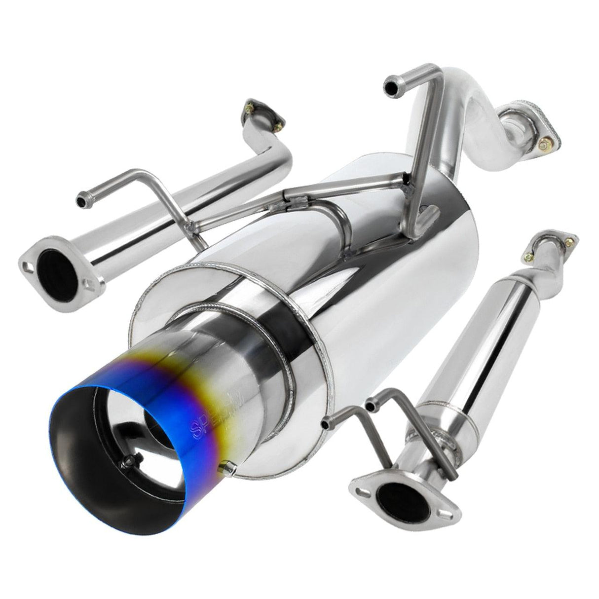 Spec-D Tuning Exhaust Acura RSX Base/Type-S (02-06) N1 Muffler w/ Burnt Blue or Polished Tip