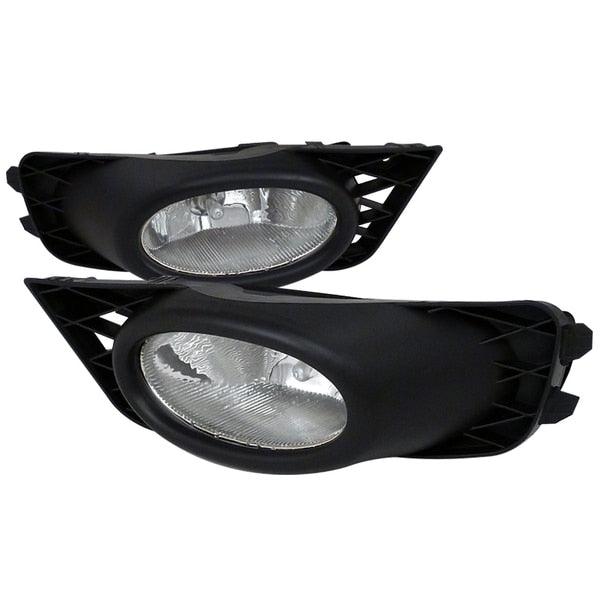 Spec-D OEM Fog Lights Honda Civic Sedan (09-11) Chrome Housing Clear / Yellow / Smoke Lens