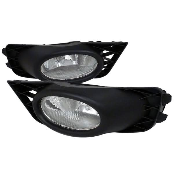 Spec-D OEM Fog Lights Honda Civic Sedan (09-11) Chrome Housing Clear / Yellow / Smoke Lens