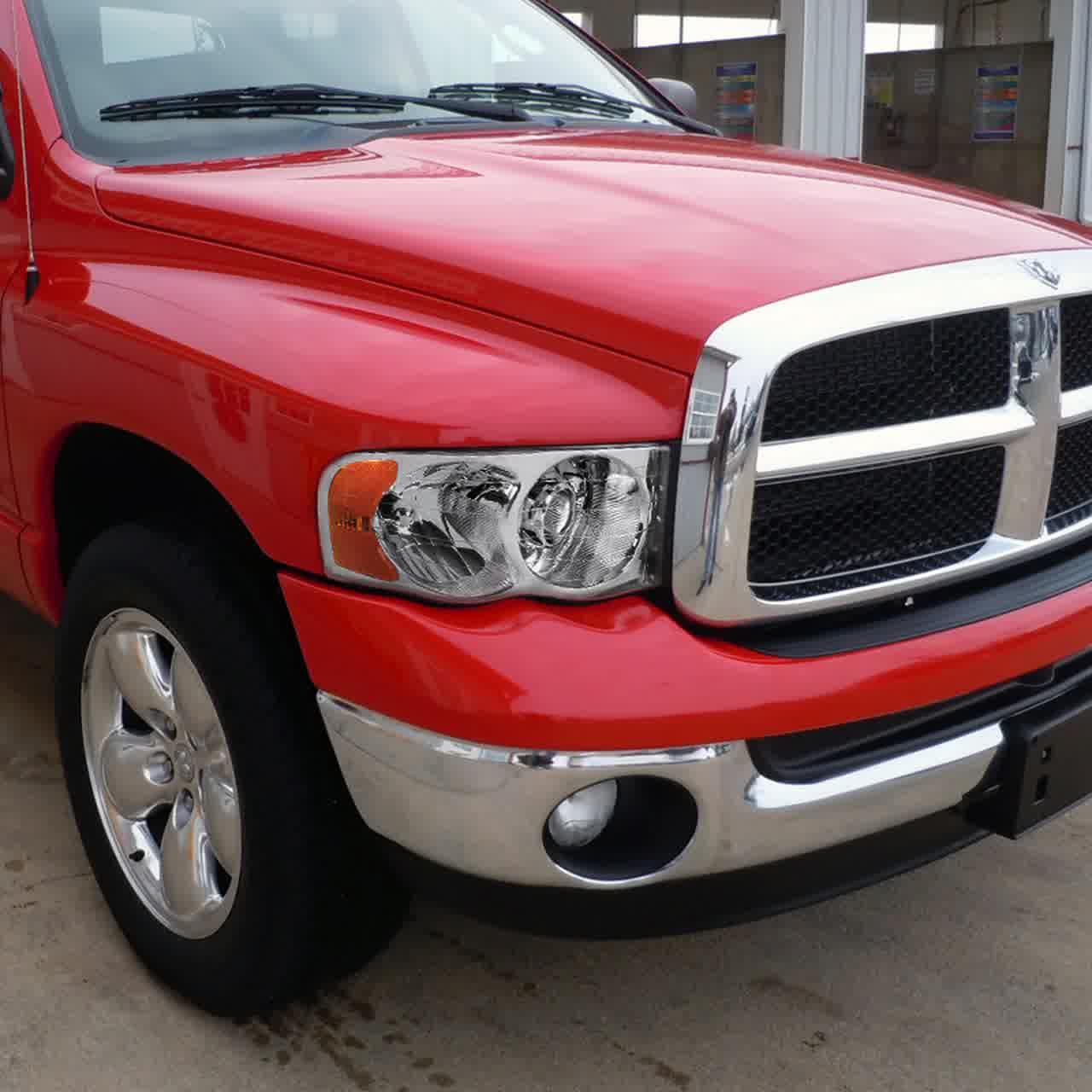 Spec-D Projector Headlights Ram 1500 (02-05) Ram 2500/3500 (03-05) Halo LED - Black / Chrome / Smoked