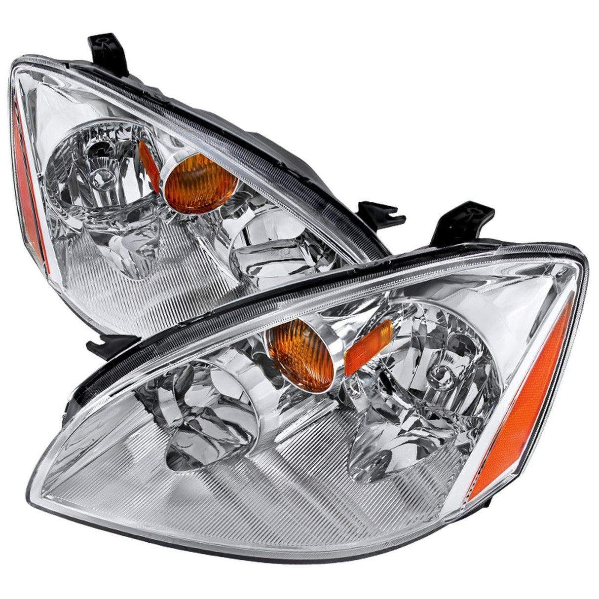 Spec-D OEM Replacement Headlights Nissan Altima (02-04) Chrome or Matte Black Housing