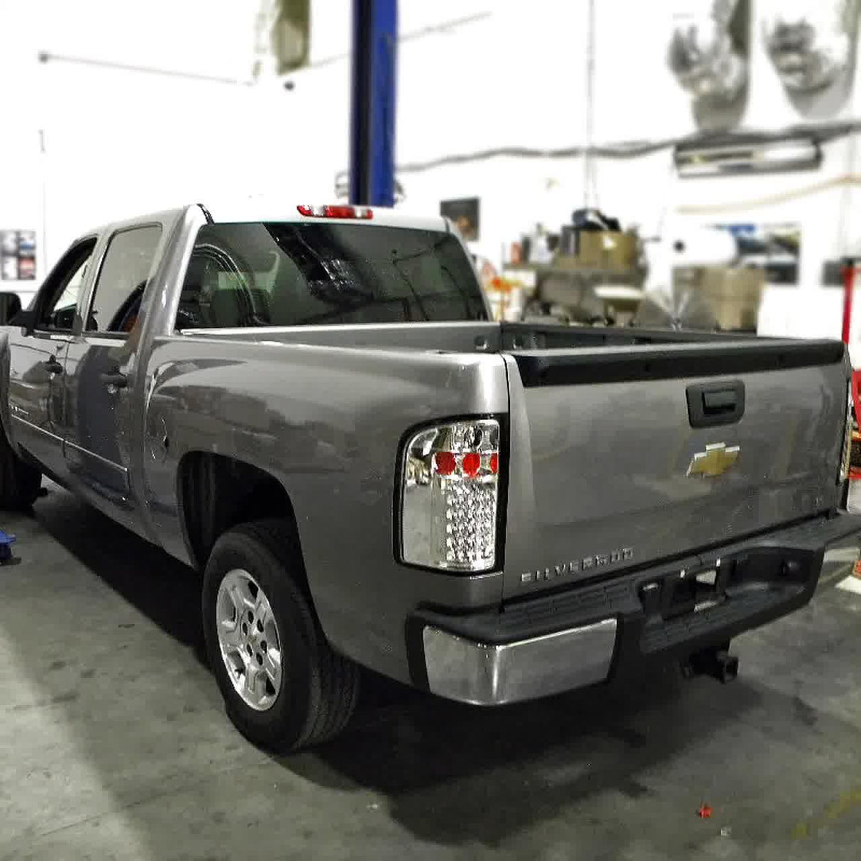 Spec-D LED Tail Lights Chevy Silverado (2007-2014) Black / Clear