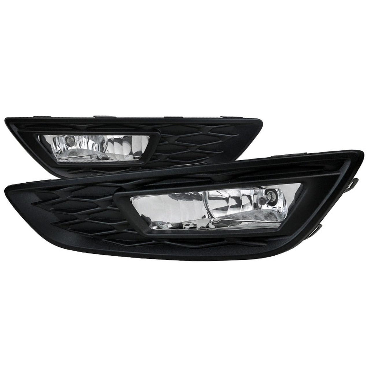 Spec-D OEM Fog Lights Ford Focus (2015-2017) Chrome Housing - Clear Lens