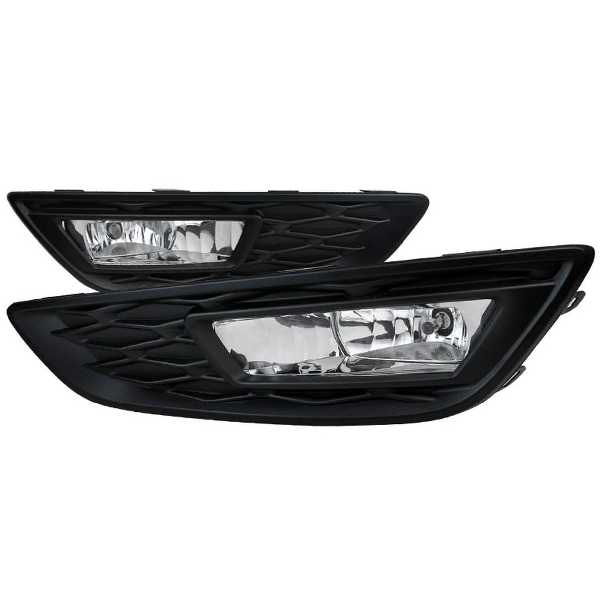 Spec-D OEM Fog Lights Ford Focus (2015-2017) Chrome Housing - Clear Lens