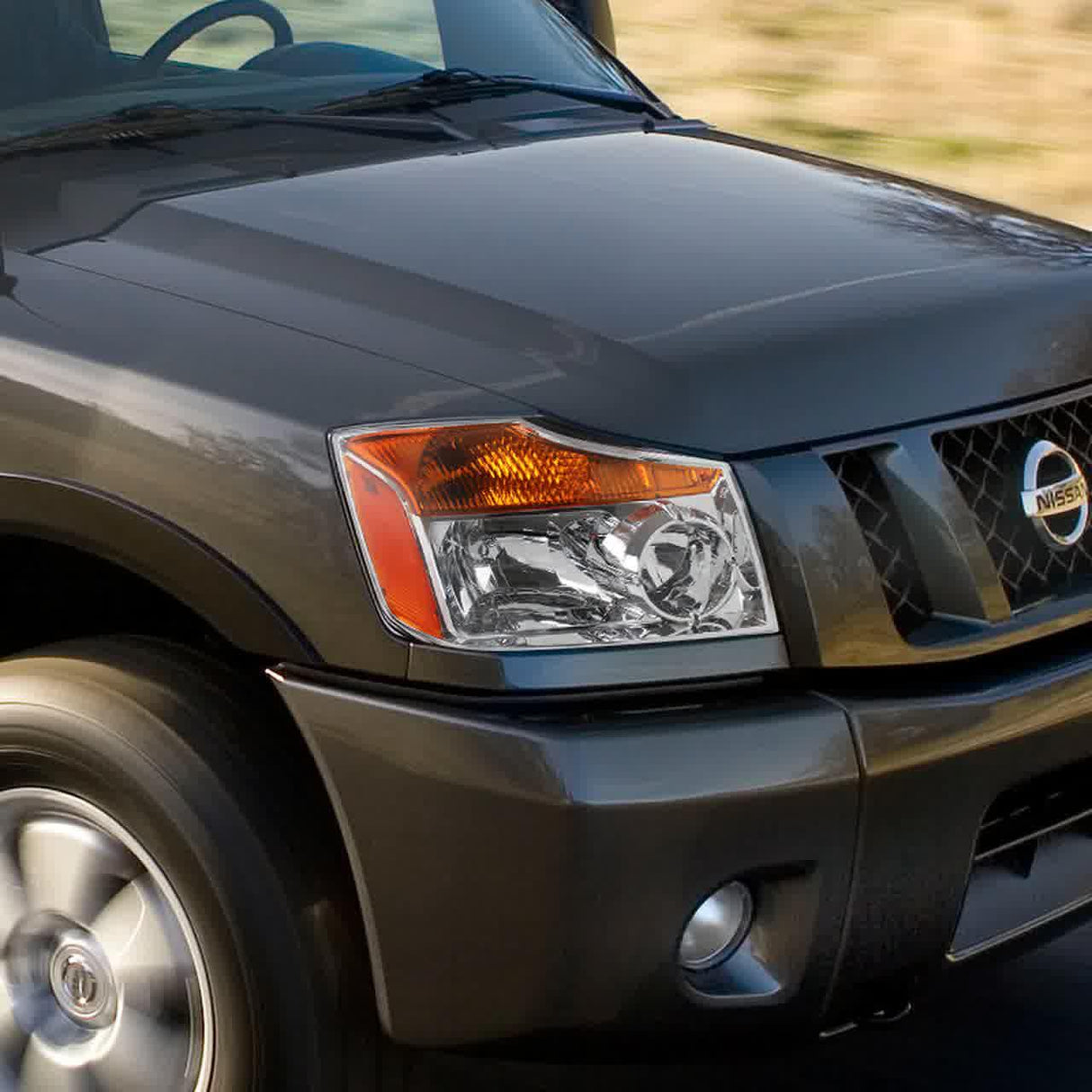 Spec-D OEM Replacement Headlights Nissan Titan (04-15) Matte Black or Chrome Housing