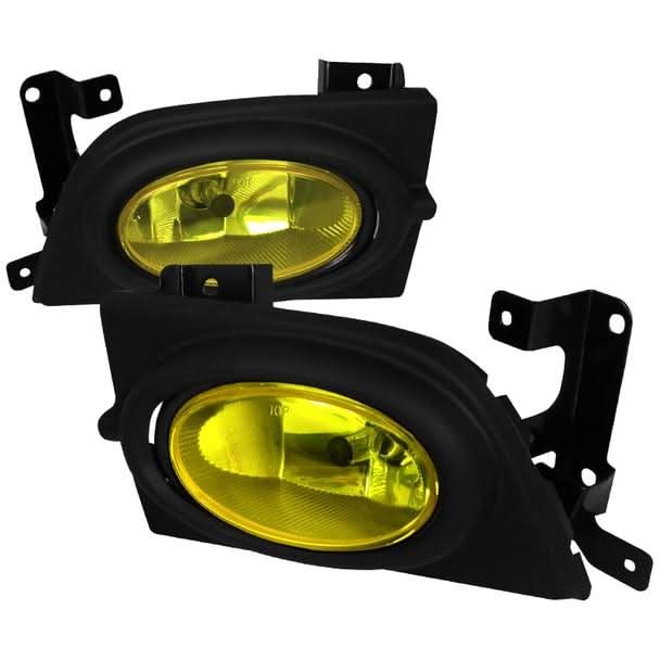 Spec-D OEM Fog Lights Honda Civic Sedan (06-08) Chrome Housing Clear or Yellow Lens