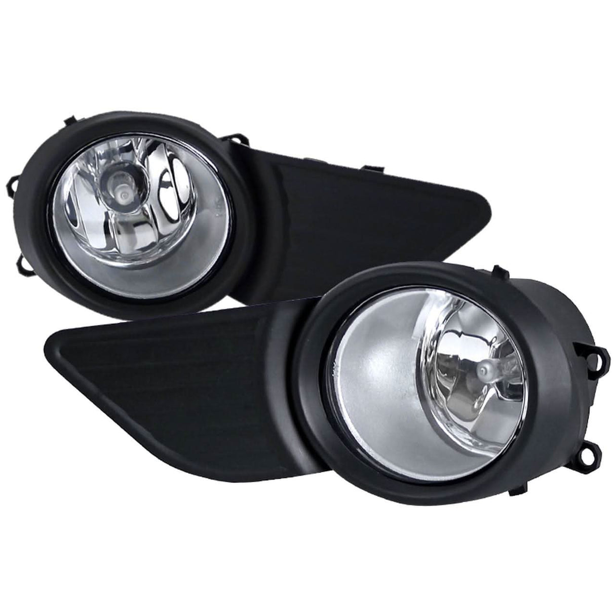 Spec-D OEM Fog Lights Toyota Sienna (2011-2017) Chrome Housing - Clear Lens