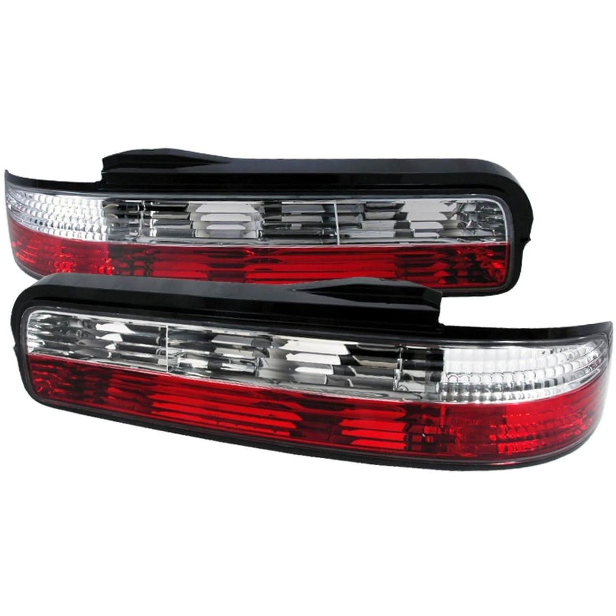 Spec-D Tail Lights Nissan 240SX S13 Coupe (89-94) JDM Kouki Style or Red LED