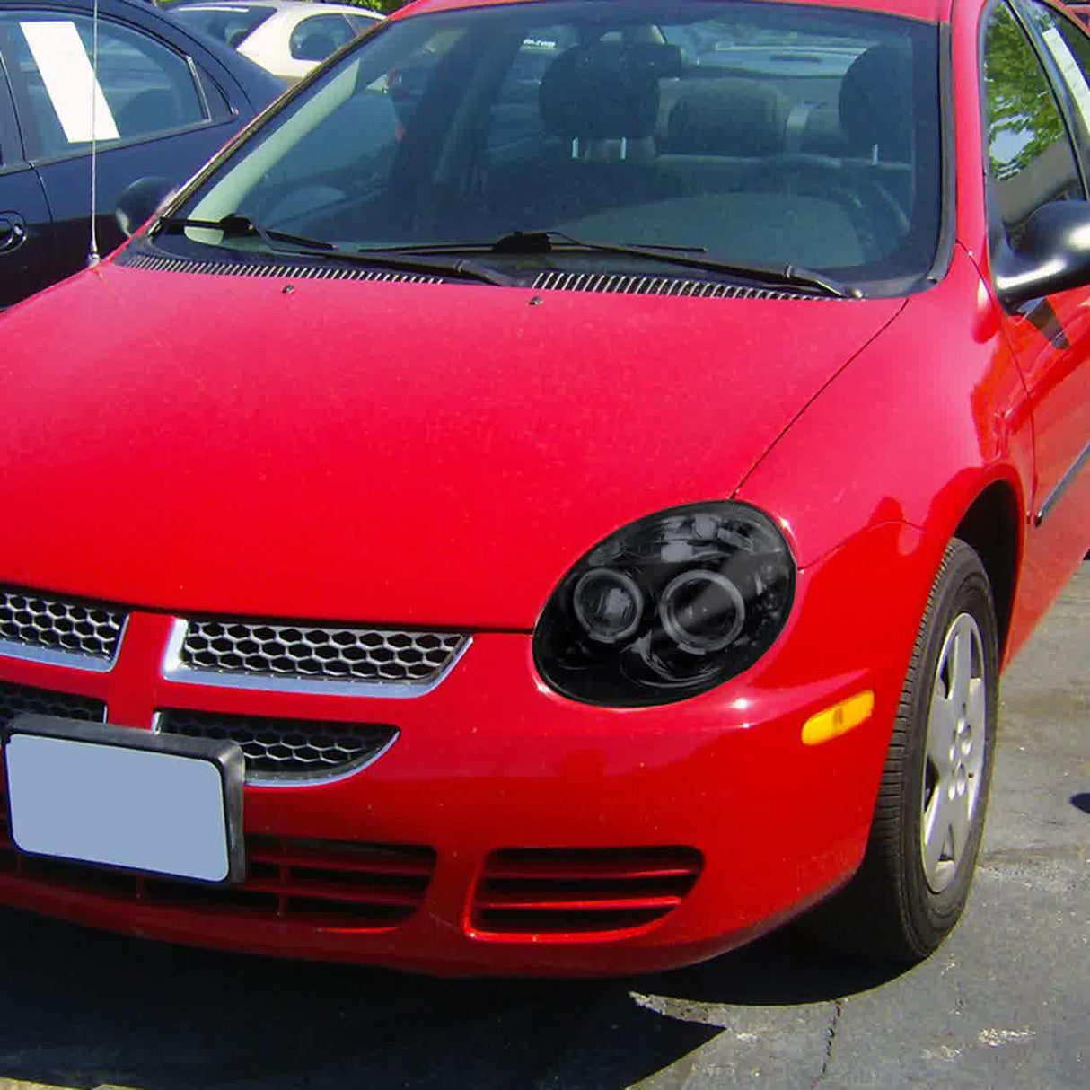 Spec-D Projector Headlights Dodge Neon & SRT4 (03-05) Dual LED Halo - Black