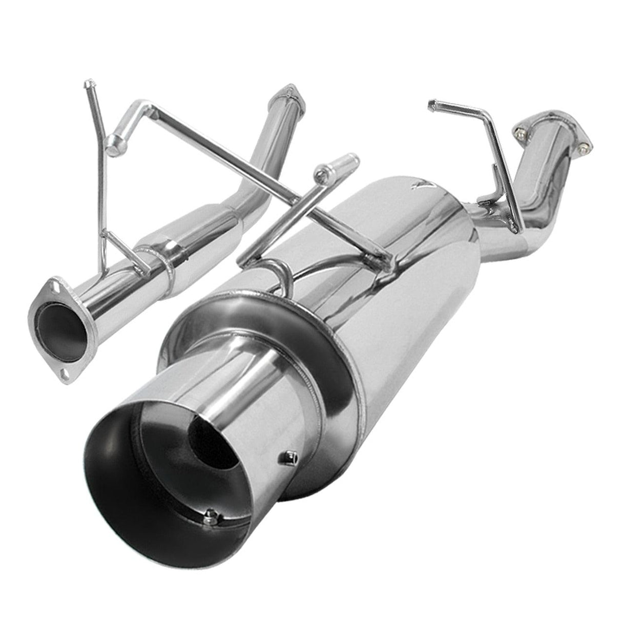 Spec-D Tuning Exhaust Nissan 240SX S13 (89-94) 3" N1 Muffler w/ Polished or Blue Burnt Tip