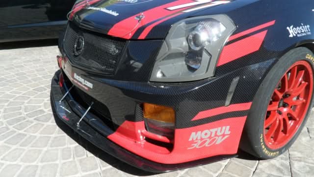 Cadillac CTS-V Sedan Carbon Fiber Front Wind Splitter 2004-2007