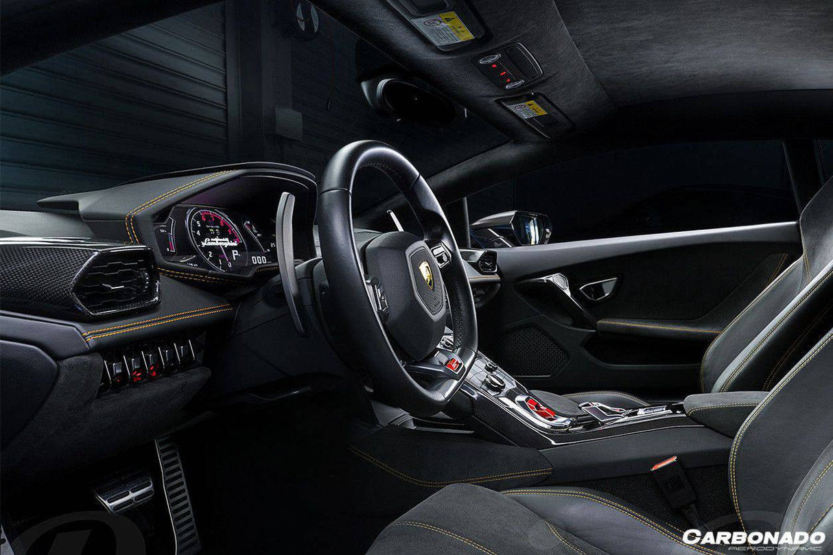 2015-2019 Lamborghini Huracan LP610 LP580 EVO OEM Style Autoclave Carbon Fiber AC Panel Trim