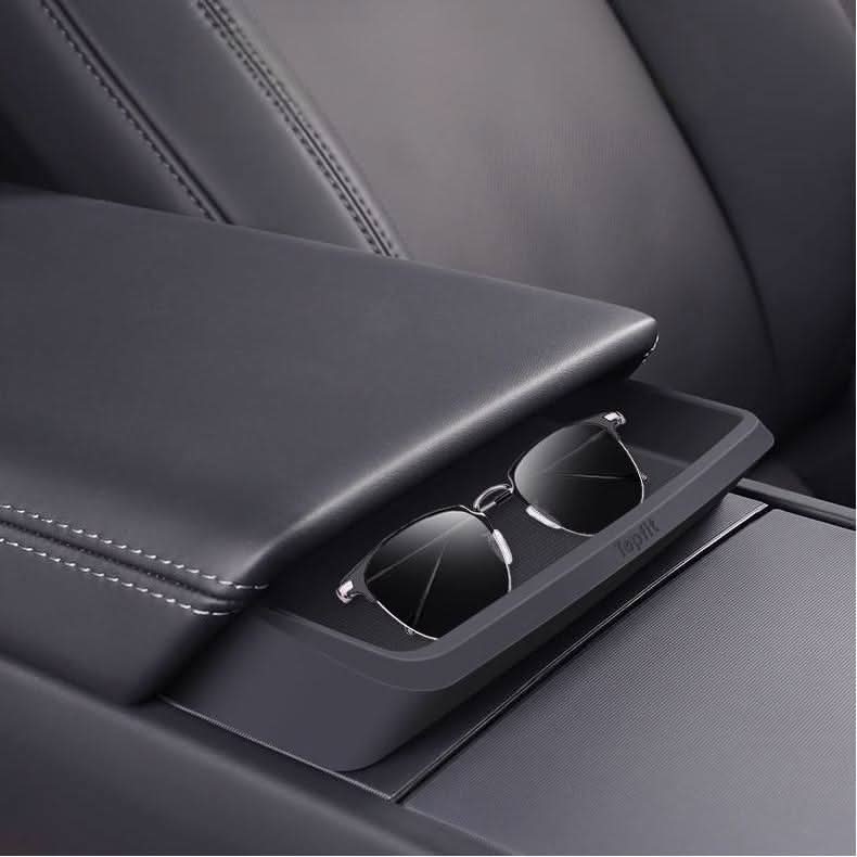 Armrest Sunglasses Organizer for Model 3 Highland / Model Y Juniper