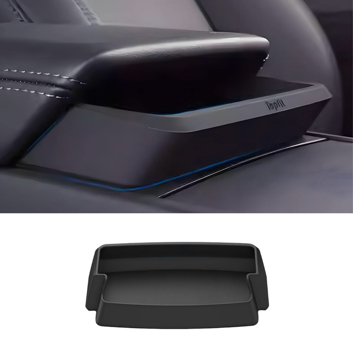Armrest Sunglasses Organizer for Model 3 Highland / Model Y Juniper