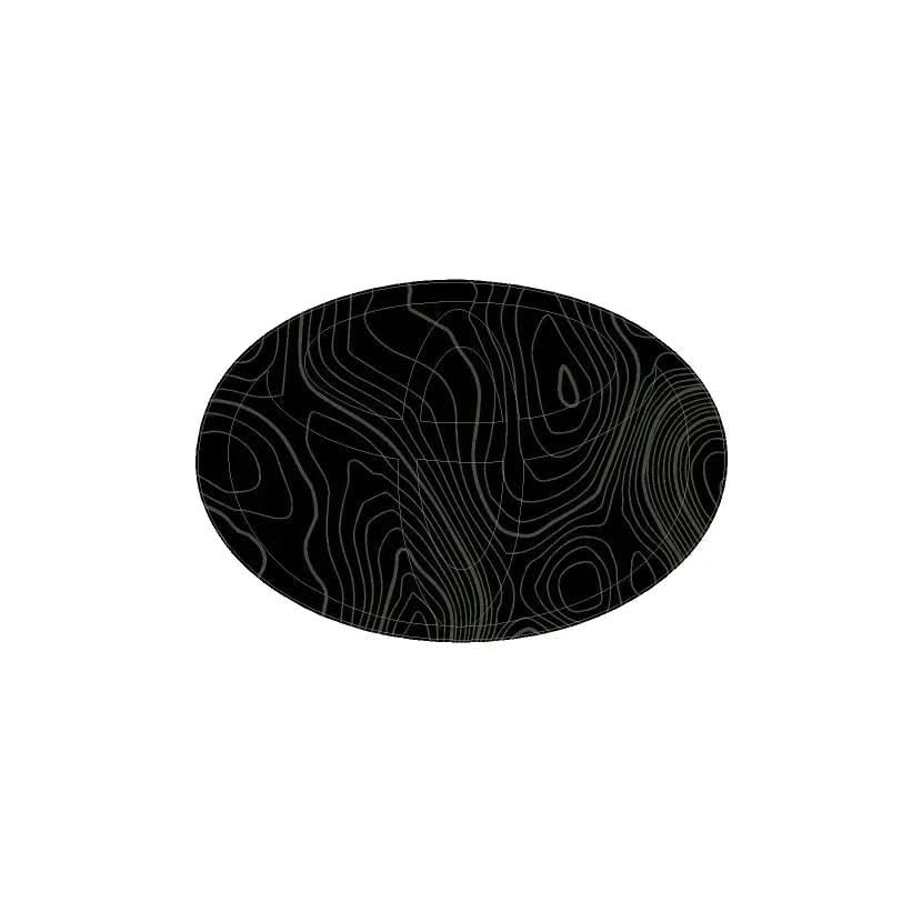 Front OEM Cover Topographic Overlays - *2024+ Tacoma / *2025+ 4Runner