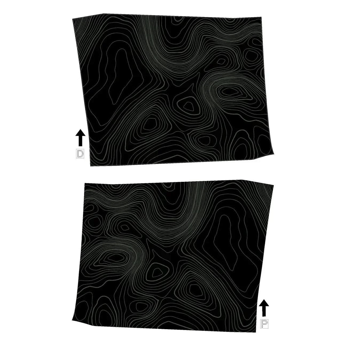 Topographic FRONT Door Armrest Panel Protection - 2024+ Tacoma / 2025+ 4Runner