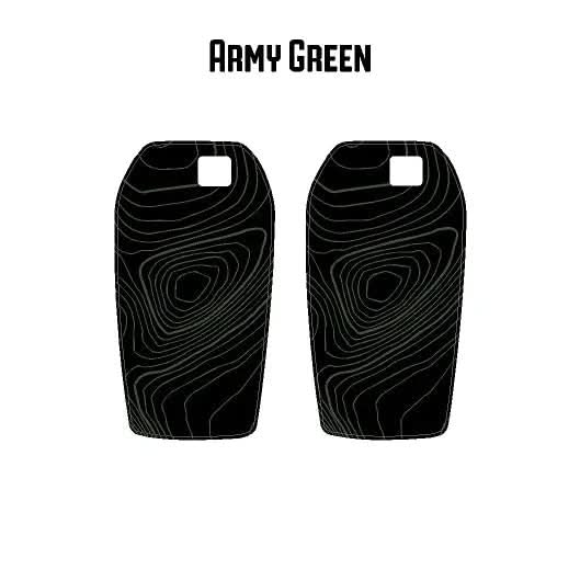 Topographic Key Fob Overlays - 2024+ Tacoma / 2025+ 4Runner