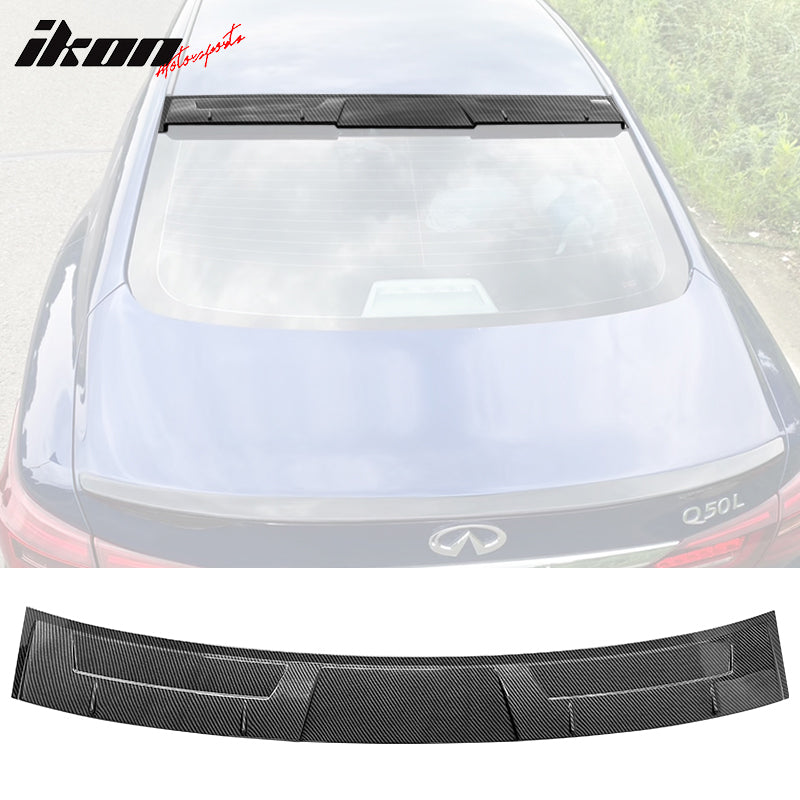 2014-2022 Infiniti Q50 V Style Rear Roof Spoiler Wing PP