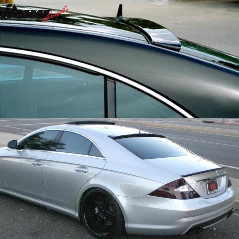 2005-2010 Benz W219 CLS-Class L Style Matte Black Roof Window Spoiler