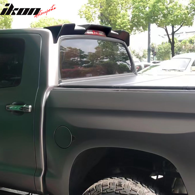 2014-2021 Toyota Tundra All Cab & Bed Size IKON Style Roof Spoiler ABS
