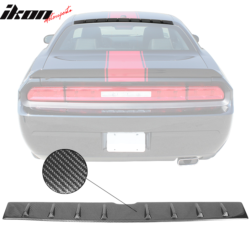 2008-2023 Dodge Challenger IKON Style Shark Fin Roof Vane Spoiler Wing