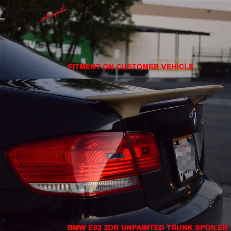 2007-2013 BMW E92 3 Series Coupe AC Rear Trunk Spoiler ABS