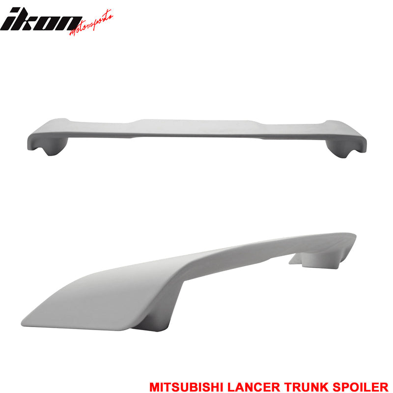 Fits 08-15 Mitsubishi Lancer ABS OE Rear Spoiler Wing Unpainted