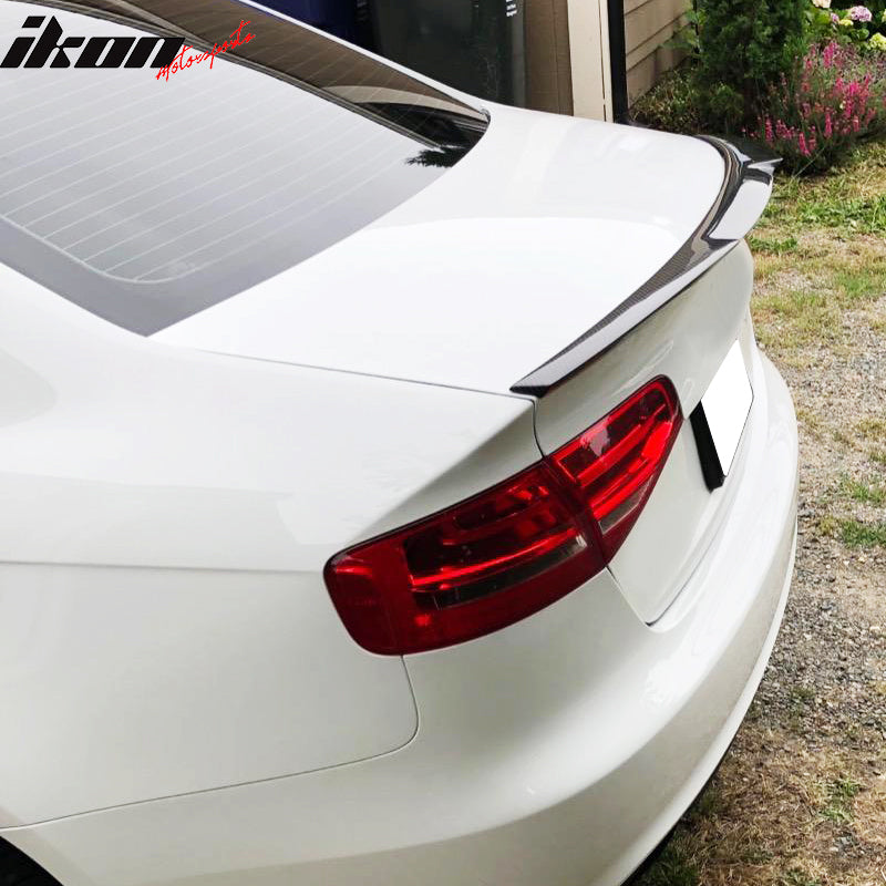 2013-2016 Audi A4 B8.5 M4 Style Carbon Fiber Rear Trunk Spoiler Wing