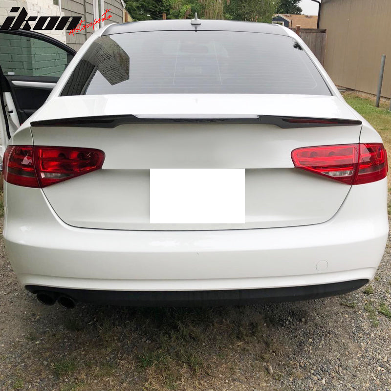 2013-2016 Audi A4 B8.5 M4 Style Carbon Fiber Rear Trunk Spoiler Wing
