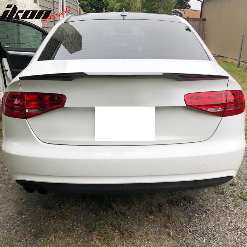 2013-2016 Audi A4 B8.5 M4 Style Carbon Fiber Rear Trunk Spoiler Wing