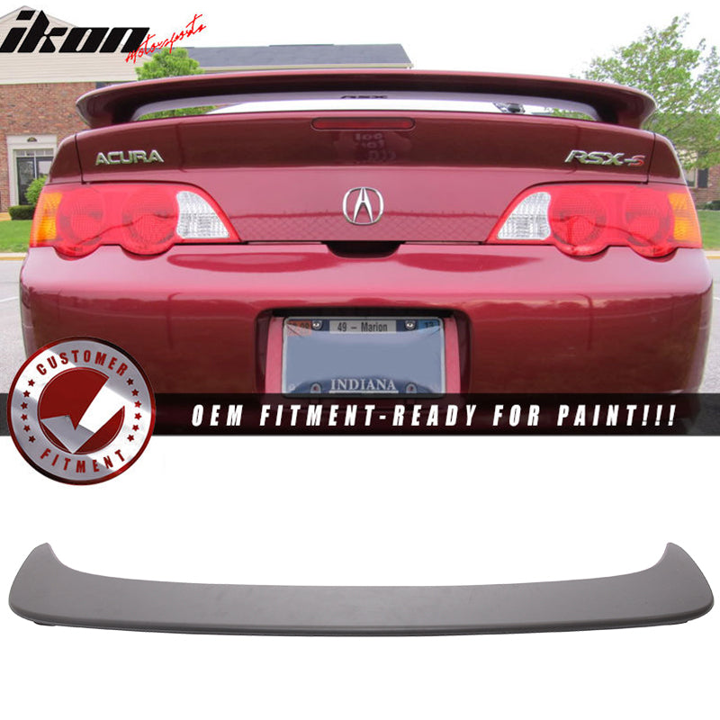 2002-2006 Acura RSX DC5 Rear Trunk Spoiler Ducktail Wing Lip ABS