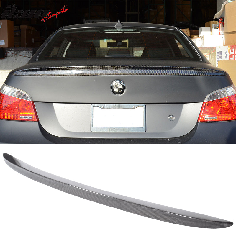2004-2010 BMW 5 Series E60 Sedan M5 Style Carbon Fiber Trunk Spoiler