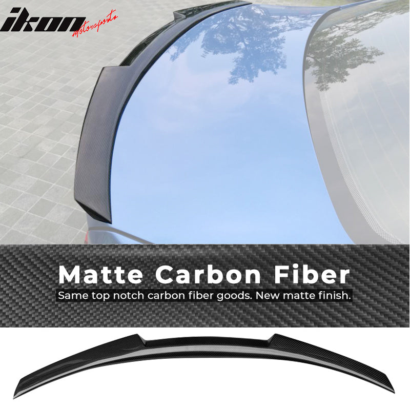 2007-2013 BMW 3-Series E92 M4 Style Carbon Fiber Trunk Spoiler Wing