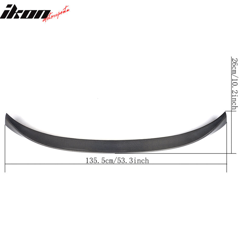 2015-2019 BMW X6 F16 Performance Style Carbon Fiber Trunk Spoiler Wing