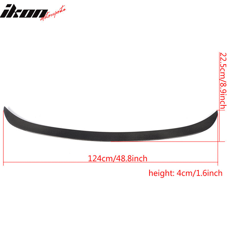 2012-2018 BMW F30 3 Series F80 M3 A Style Carbon Fiber Trunk Spoiler
