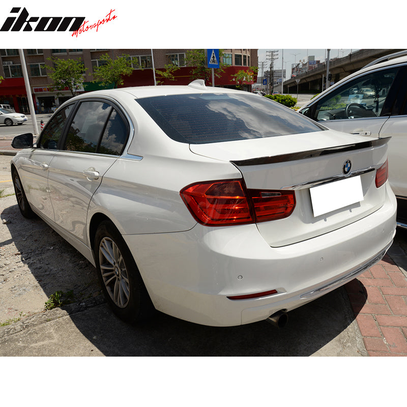 2012-2018 BMW F30 3 Series F80 M3 A Style Carbon Fiber Trunk Spoiler