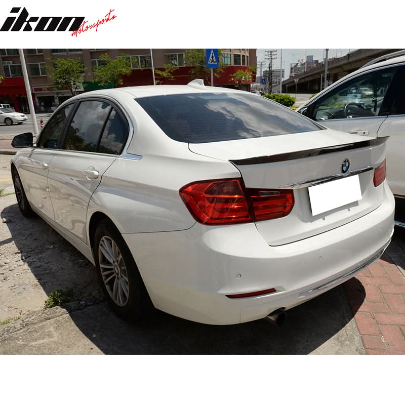 2012-2018 BMW F30 3 Series F80 M3 A Style Carbon Fiber Trunk Spoiler