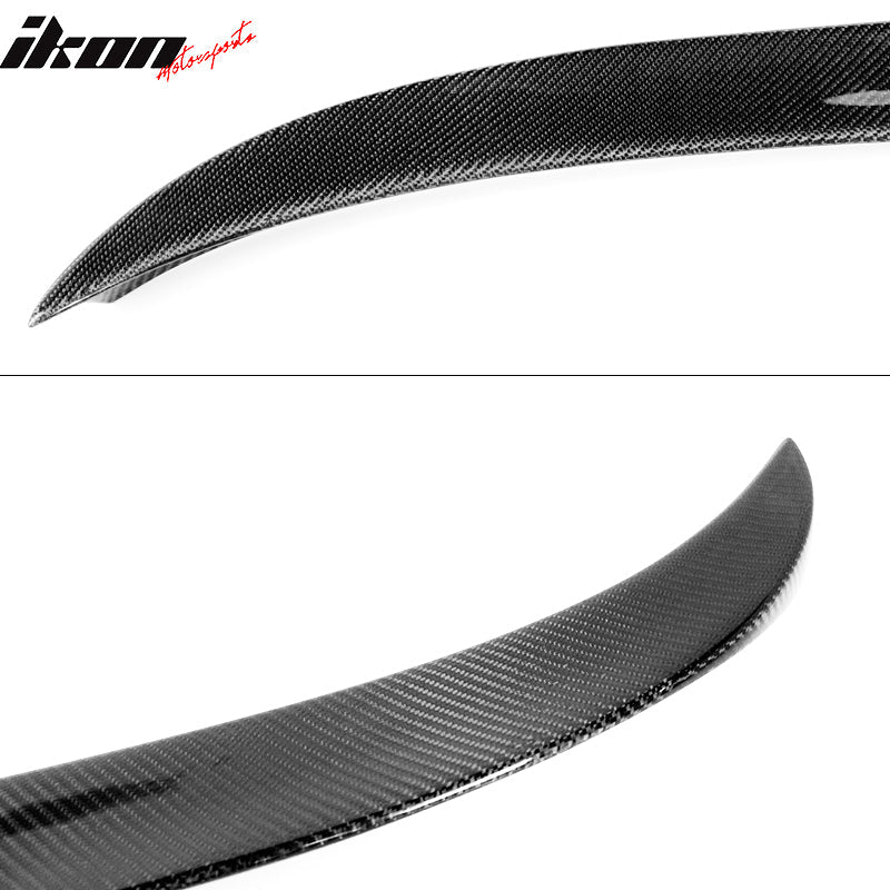 2012-2018 BMW F30 3 Series F80 M3 A Style Carbon Fiber Trunk Spoiler