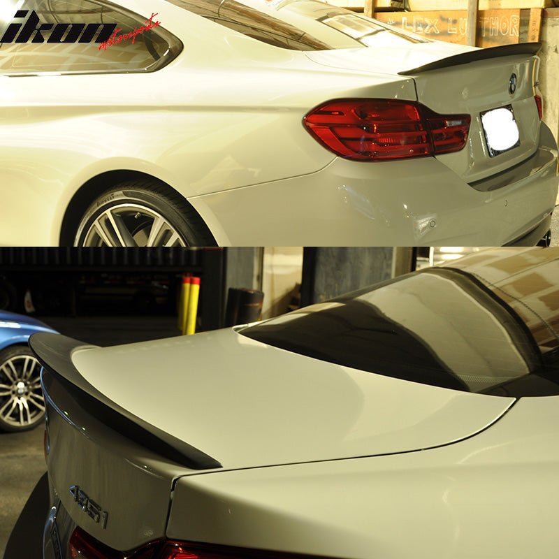 2014-20 BMW F32 4 Series Coupe P Style Unpainted Rear Spoiler Wing ABS