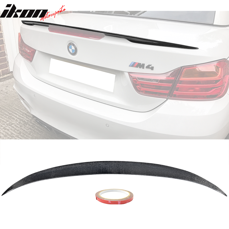 2014-2017 BMW 4-Series Performance Style Carbon Fiber Trunk Spoiler