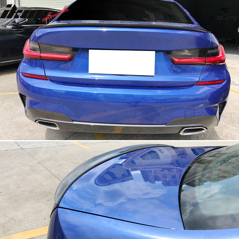 2019-2025 BMW 3 Series G20 M Style Rear Spoiler Wing Carbon Fiber
