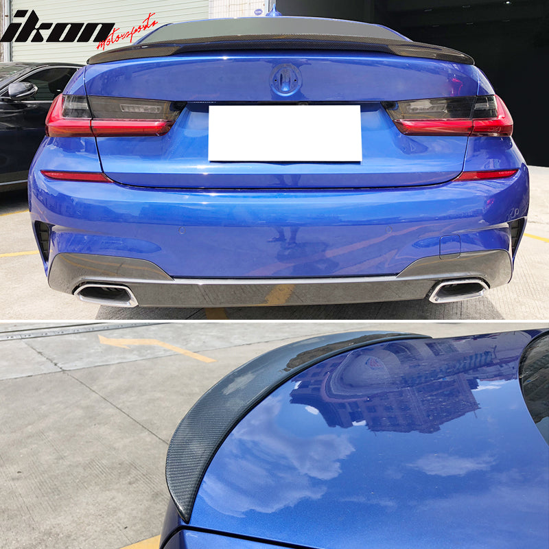 2019-2025 BMW G20 3 Series Carbon Fiber P Style Rear Spoiler Wing