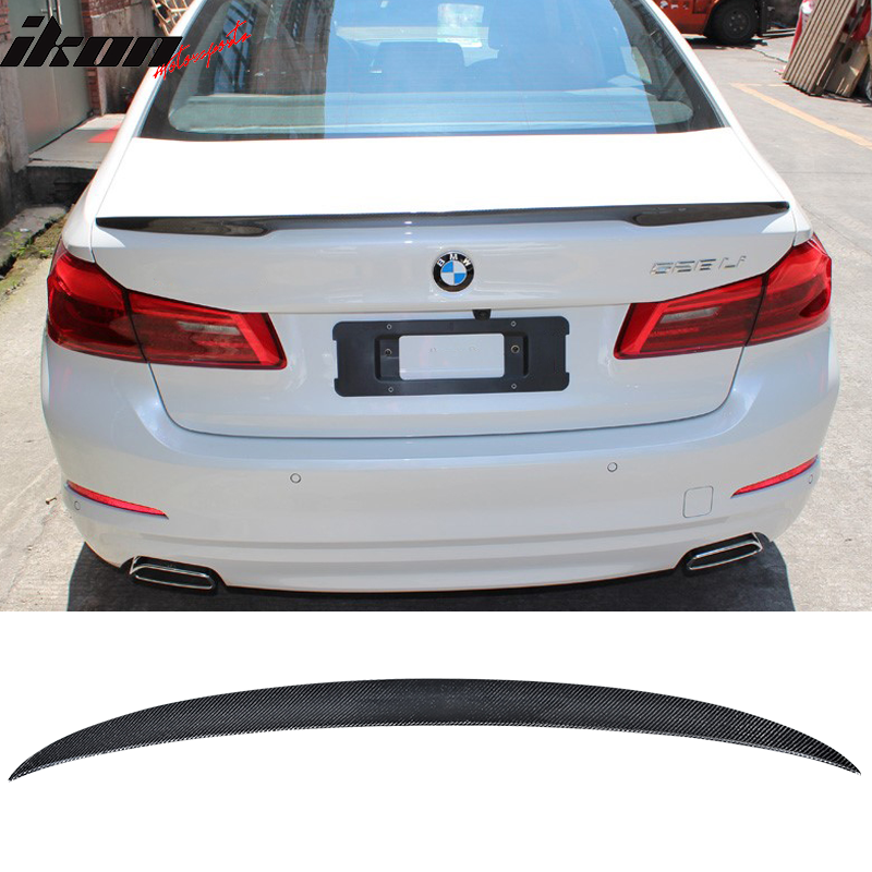 2017-2023 BMW G30 5 Series M Style Carbon Fiber Trunk Spoiler Wing