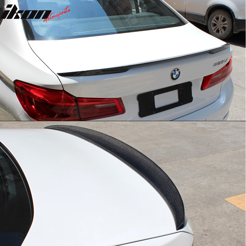 2017-2023 BMW G30 5 Series M Style Carbon Fiber Trunk Spoiler Wing