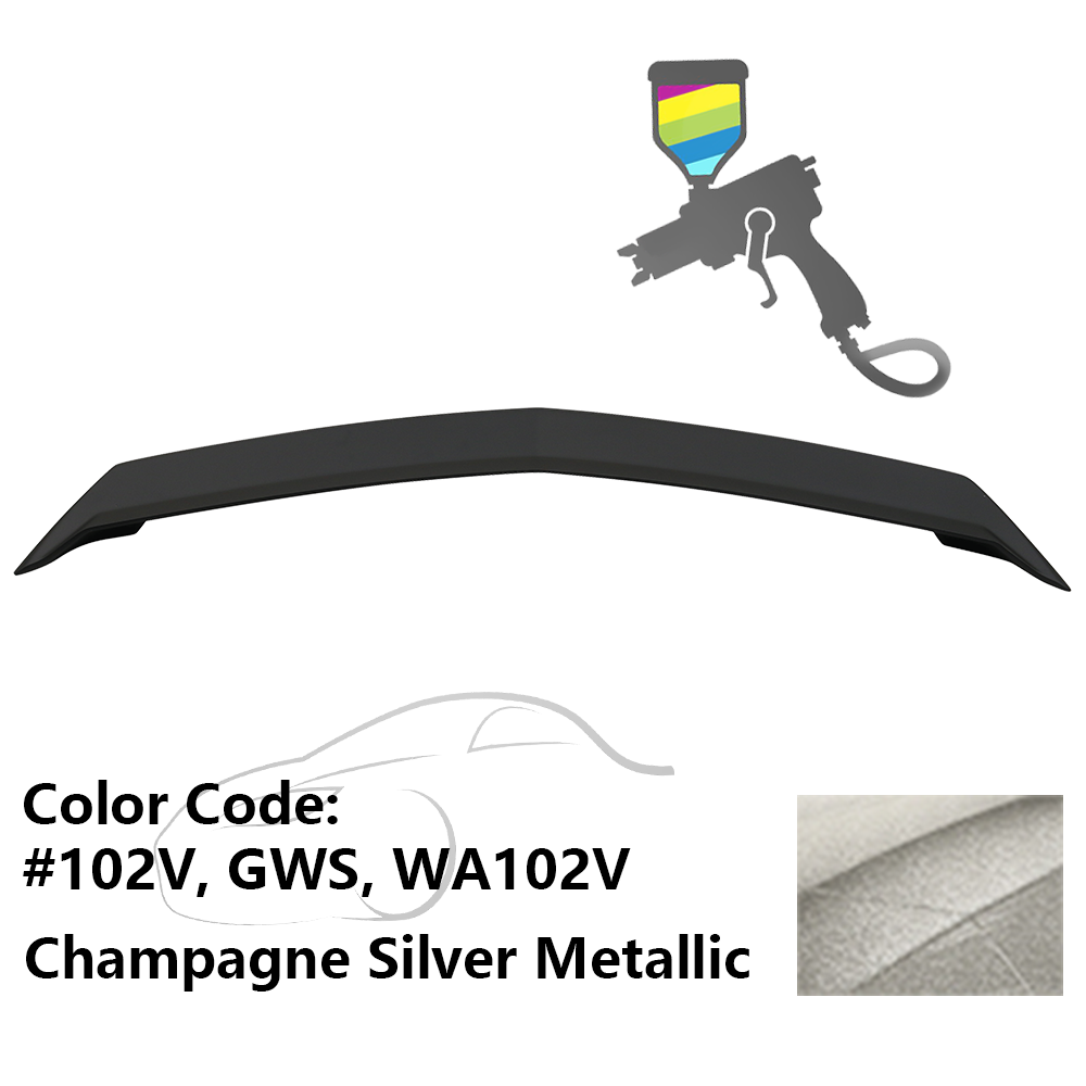 2016-2019 Cadillac ATS Sedan V Style Trunk Spoiler Wing ABS