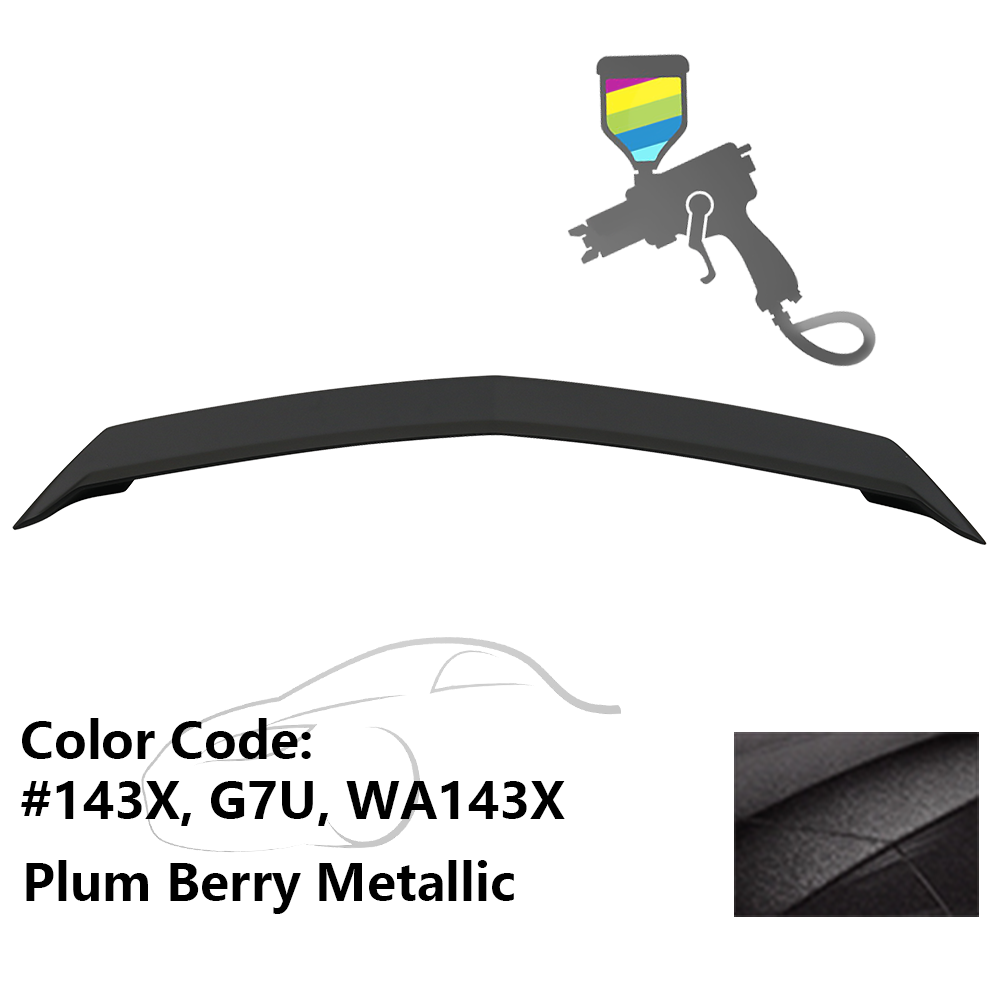 2016-2019 Cadillac ATS Sedan V Style Trunk Spoiler Wing ABS